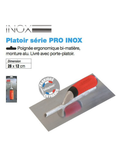 13 Platoir série PRO INOX 28x12cm