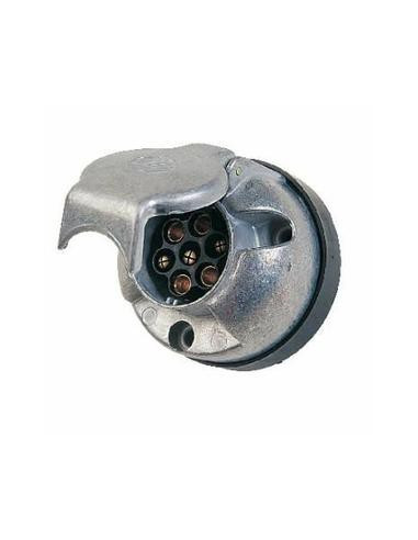 Prise remorque métal femelle 7 broches