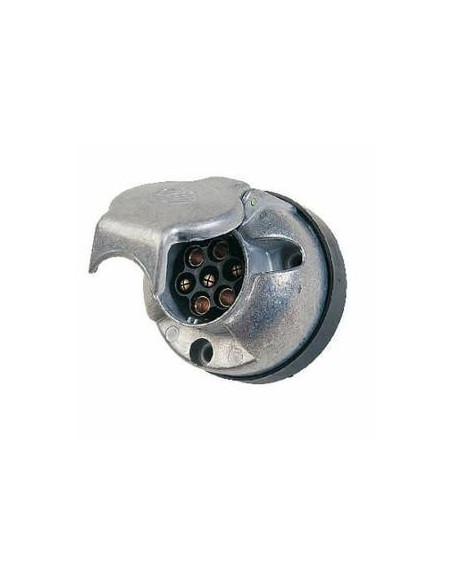 Prise remorque métal femelle 7 broches