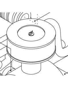 Cartouche filtre air compresseur